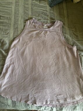 Calia Sleeveless Textured Tank Top in Light Mauve